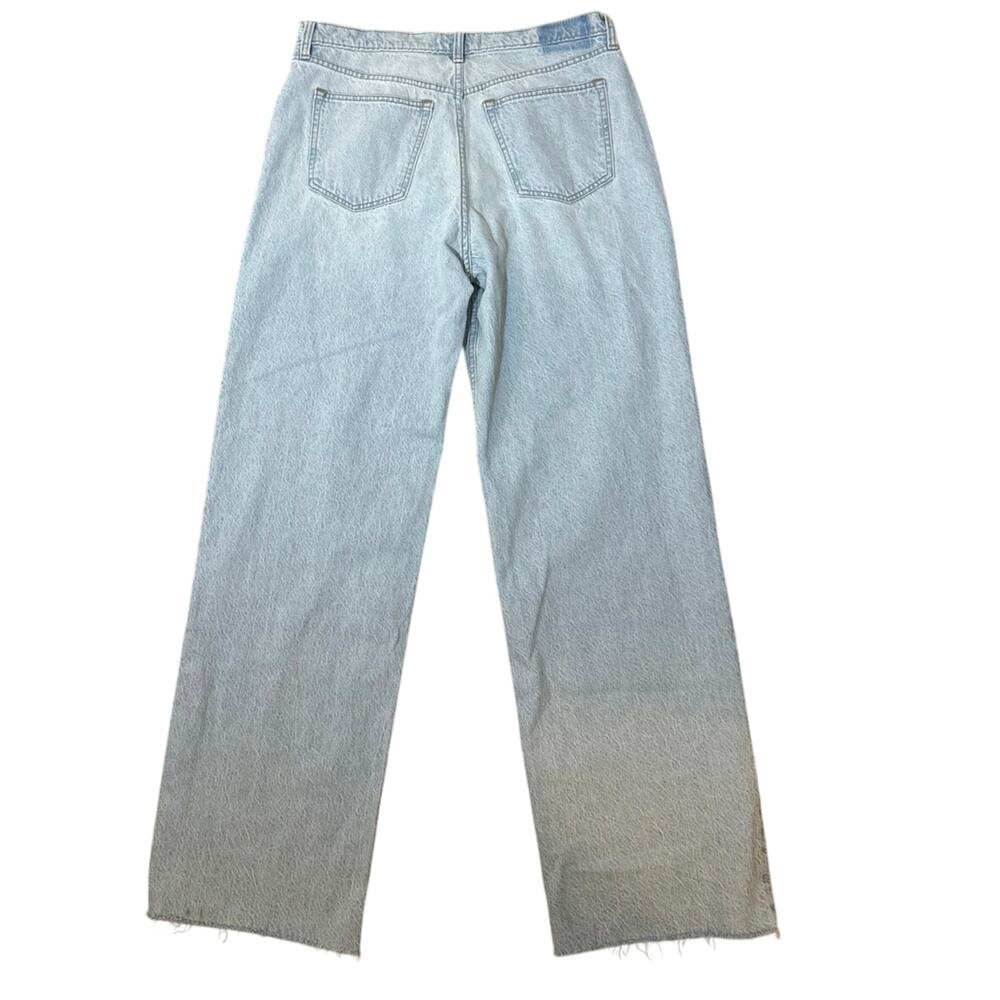 NWT Women's Size 12L/31 Abercrombie & Fitch The Loose High Rise Light Wash Jean - Picture 7 of 7